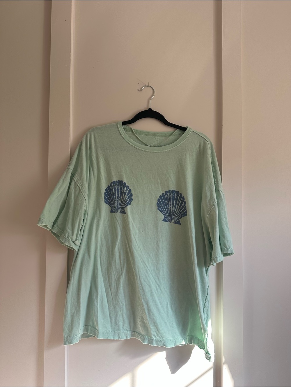 Free People Mint Shell Graphic Tee